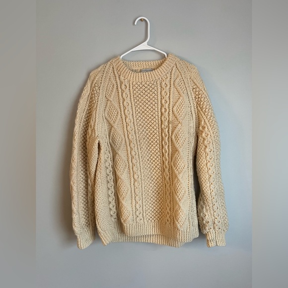 Hand Knitted Sweater By Sandy Macpherson - Picture 1 of 5